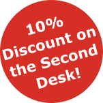 10% Discount on the Second Desk!